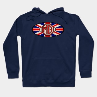 MG cars Oval Porcelin Hoodie